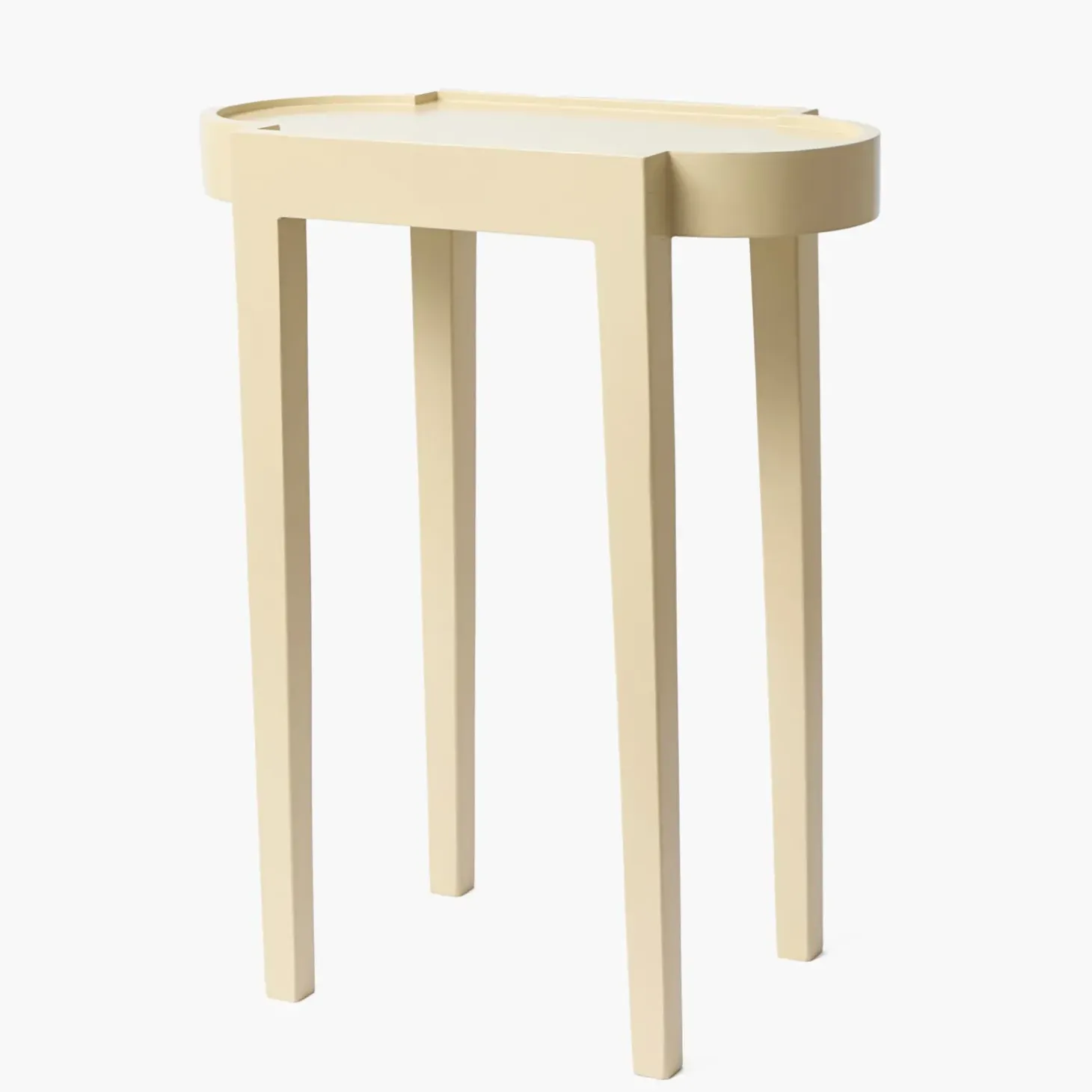 Putty Lacquer Side Table