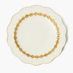 Putty Laurel Dinner Plate