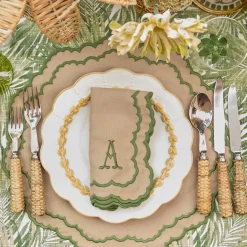 Putty Laurel Dinner Plate