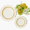 Putty Laurel Starter Plate