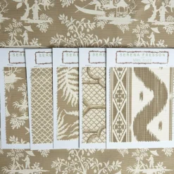 Putty Pagoda Garden Fabric