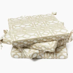 Putty Pavilion Seat Pad Cushions (Set of 4)