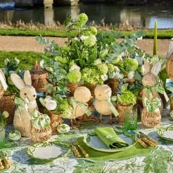 Raffia Rabbit Family
