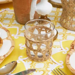 Raffia Water Glasses (Set of 4)