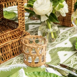 Raffia Water Glasses (Set of 4)