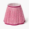 Raspberry Lotus Lampshade (18cm)