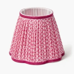 Raspberry Lotus Lampshade (18cm)