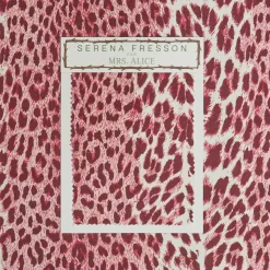 Raspberry Pink Leopard Fabric