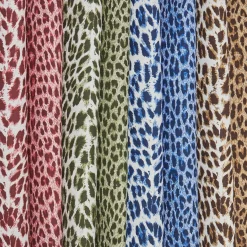Raspberry Pink Leopard Fabric
