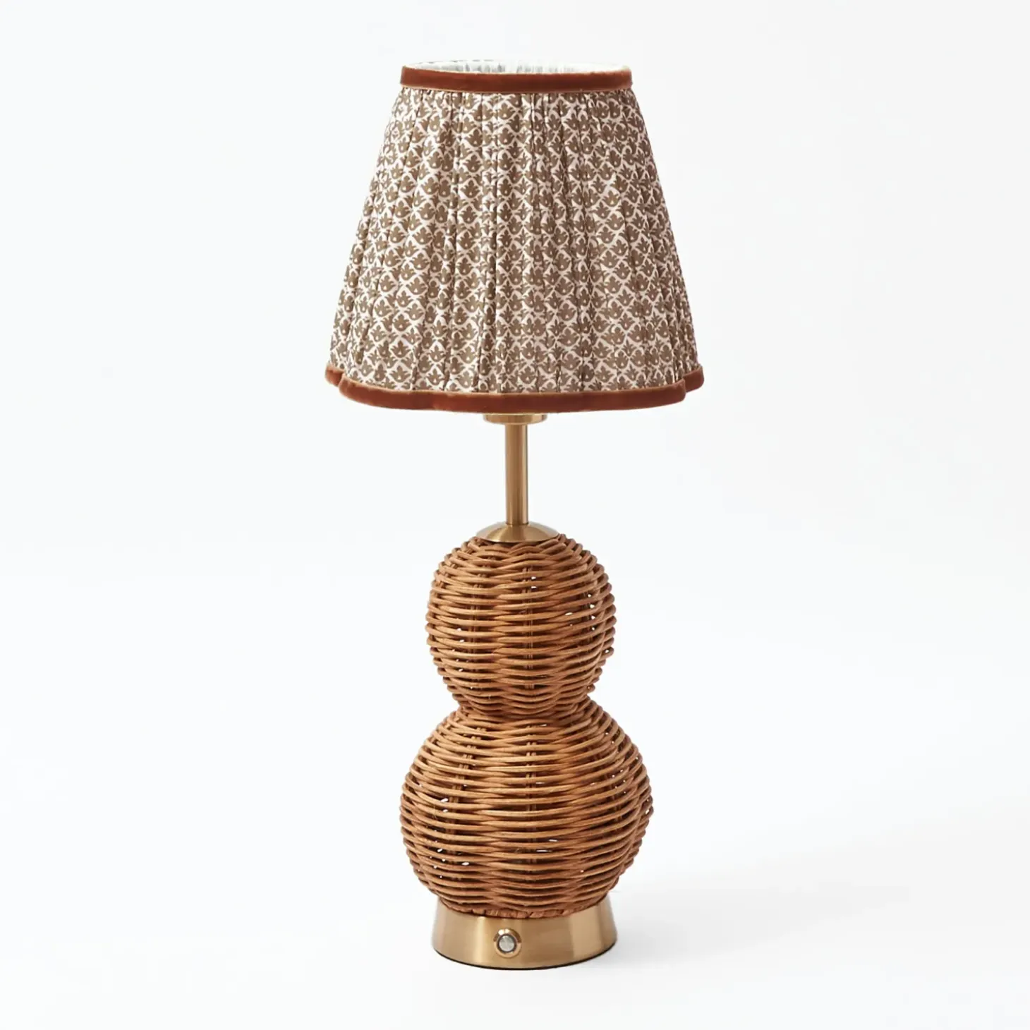 Rattan Bardot Rechargeable Lamp
