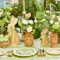 Rattan Bow Vases (Set of 3)
