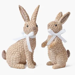 Rattan Rabbit (Pair)