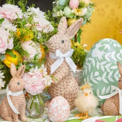 Rattan Rabbit (Pair)