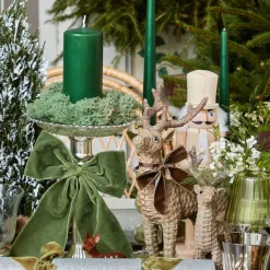 Rattan Reindeer Family