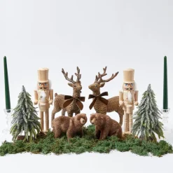 Rattan Reindeer (Pair) - 30cm