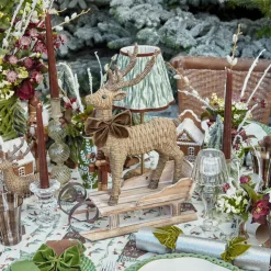 Rattan Reindeer (Pair) - 30cm