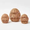 Rattan Woven Egg Family