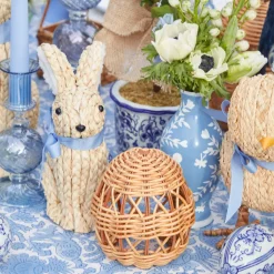 Rattan Woven Egg Family