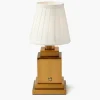 Rechargeable Lamp with Cream Shade (15cm)