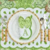 Rectangular Bettina White Placemats & Napkins (Set of 4)