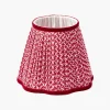 Red Lotus Lampshade (18cm)