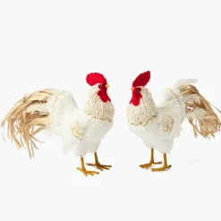 Ronnie the Rooster (Pair) - 30cm