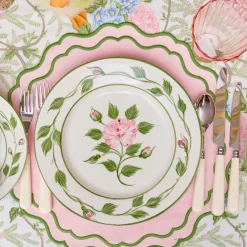 Rose Bud Dinner Plates (Set of 4)