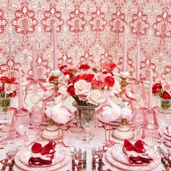Ruby Red Velvet Napkin Bows (Set of 4)
