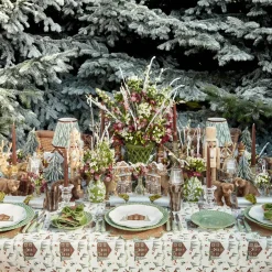 Sage Basketweave Dinner & Starter Plates (Set of 8)