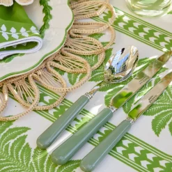 Sage Green Cutlery (5 Piece)
