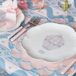 Sarah Pink & Blue Placemats (Set of 4)