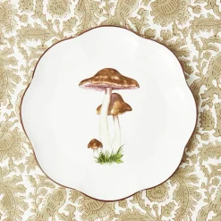 Scalloped Mushroom Dinner Plate