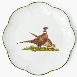 Scalloped Pheasant Dinner Plate