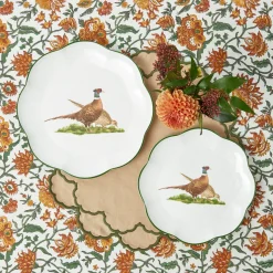 Scalloped Pheasant Dinner Plate