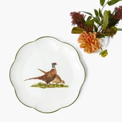 Scalloped Pheasant Dinner Plate