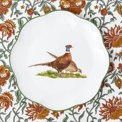 Scalloped Pheasant Dinner Plate
