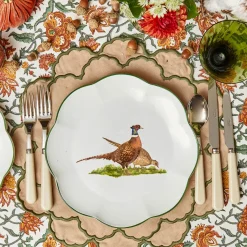 Scalloped Pheasant Dinner Plate