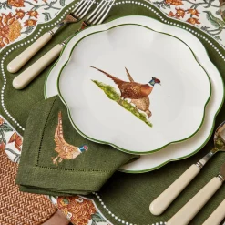 Scalloped Pheasant Starter Plate