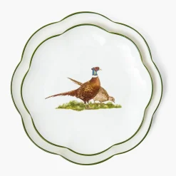 Scalloped Pheasant Starter Plate