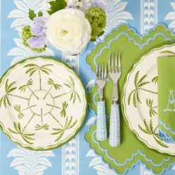 Scarlett Green & Blue Napkins (Set of 4)