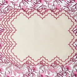 Scarlett Sand Placemats & Napkins (Set of 4)