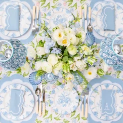 Serena Appliqué Blue Napkins (Set of 4)