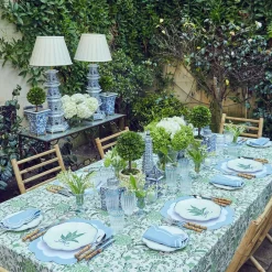 Serena Appliqué Blue Napkins (Set of 4)