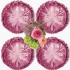 Serena Aubergine Cabbage Dinner & Starter Plates (Set of 8)