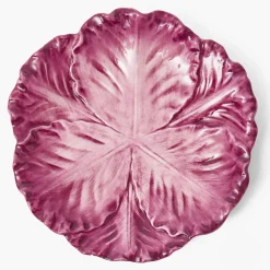 Serena Aubergine Cabbage Starter Plates (Set of 4)