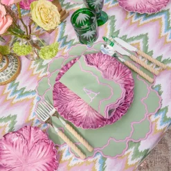 Serena Aubergine Cabbage Starter Plates (Set of 4)