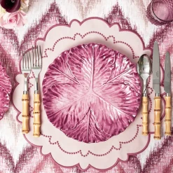 Serena Aubergine Cabbage Dinner Plates (Set of 4)