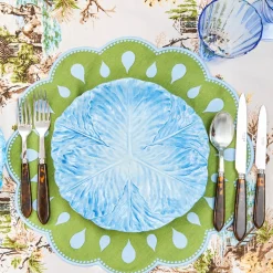 Serena Cabbage Dinner & Starter Plates (Set of 8)
