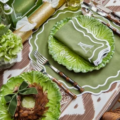 Serena Green Cabbage Dinner Plate