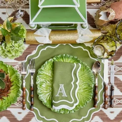 Serena Green Cabbage Dinner Plate